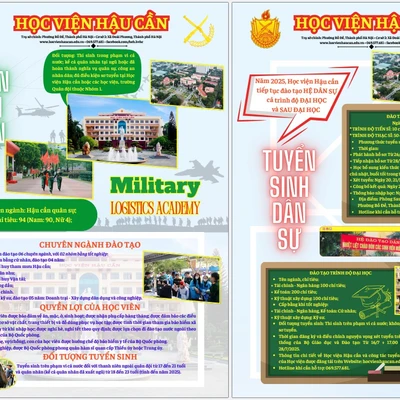 HƯỚNG DẪN  ĐĂNG KÝ TUYỂN SINH TRÌNH ĐỘ ĐẠI HỌC CÚA HỌC VIỆN HẬU CẦN