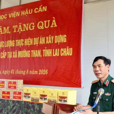 HỌC VIỆN HẬU CẦN: MANG THEO NGHĨA TÌNH, GỬI LẠI NIỀM TIN
