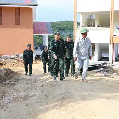 ĐOÀN GIẢNG VIÊN, HỌC VIÊN THỰC TẬP CÁN BỘ KỸ THUẬT CỦA LỚP S529 QUYẾT TÂM HOÀN THÀNH TỐT NHIỆM VỤ TẠI XÃ Y TÝ, TỈNH LÀO CAI