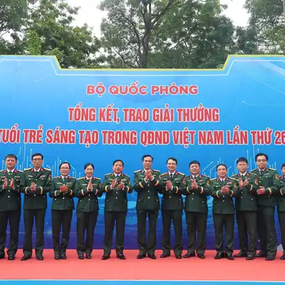 HỌC VIỆN HẬU CẦN THAM DỰ HỘI NGHỊ TỔNG KẾT, TRAO GIẢI THƯỞNG TUỔI TRẺ SÁNG TẠO TRONG QUÂN ĐỘI LẦN THỨ 26