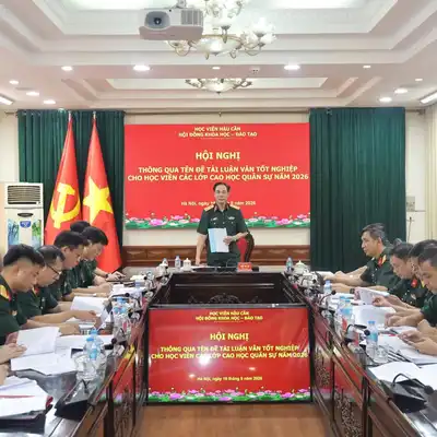 HỘI NGHỊ THÔNG QUA TÊN ĐỀ TÀI LUẬN VĂN TỐT NGHIỆP CHO HỌC VIÊN CÁC LỚP CAO HỌC