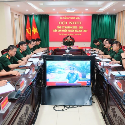 HỌC VIỆN HẬU CẦN THAM DỰ HỘI NGHỊ TỔNG KẾT NĂM HỌC 2025 - 2026 CỦA BỘ TỔNG THAM MƯU