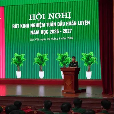 HỆ ĐÀO TẠO SAU ĐẠI HỌC TỔ CHỨC HỘI NGHỊ RÚT KINH NGHIỆM TUẦN ĐẦU HUẤN LUYỆN VÀ QUÁN TRIỆT QUY ĐỊNH NGHỈ LỄ QUỐC KHÁNH 02/9