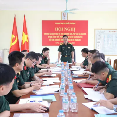 ĐOÀN THANH TRA BỘ QUỐC PHÒNG LÀM VIỆC VỚI TIỂU ĐOÀN 4