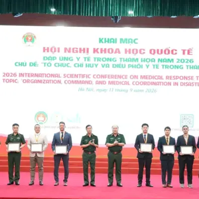 BAN QUÂN Y HỌC VIỆN HẬU CẦN THAM DỰ HỘI NGHỊ KHOA HỌC QUỐC TẾ VỀ ĐÁP ỨNG Y TẾ TRONG THẢM HỌA
