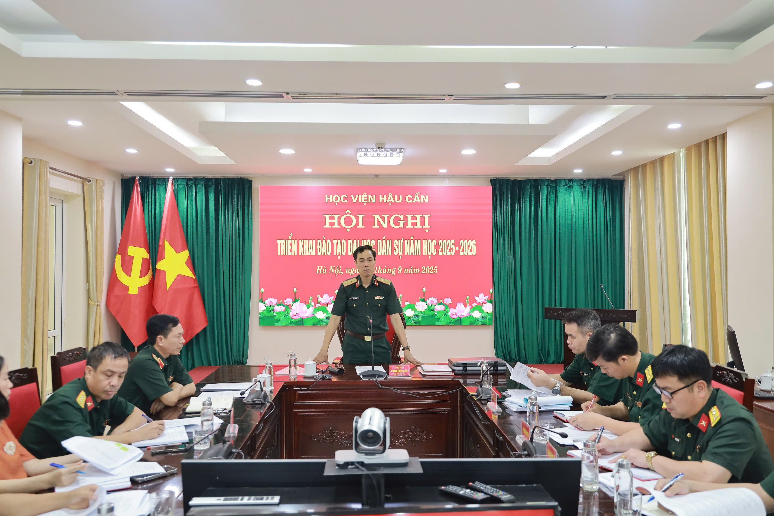 HỌC VIỆN HẬU CẦN TỔ CHỨC HỘI NGHỊ TRIỂN KHAI CÔNG TÁC ĐÀO TẠO ĐẠI HỌC DÂN SỰ NĂM HỌC 2025 – 2026