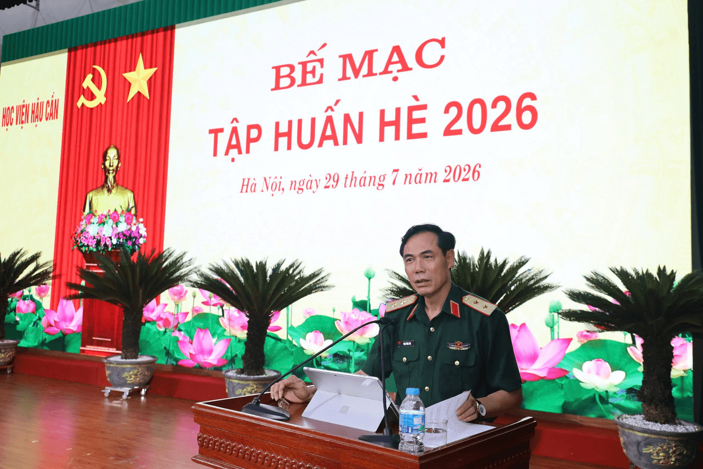 HỌC VIỆN HẬU CẦN BẾ MẠC TẬP HUẤN HÈ NĂM 2026