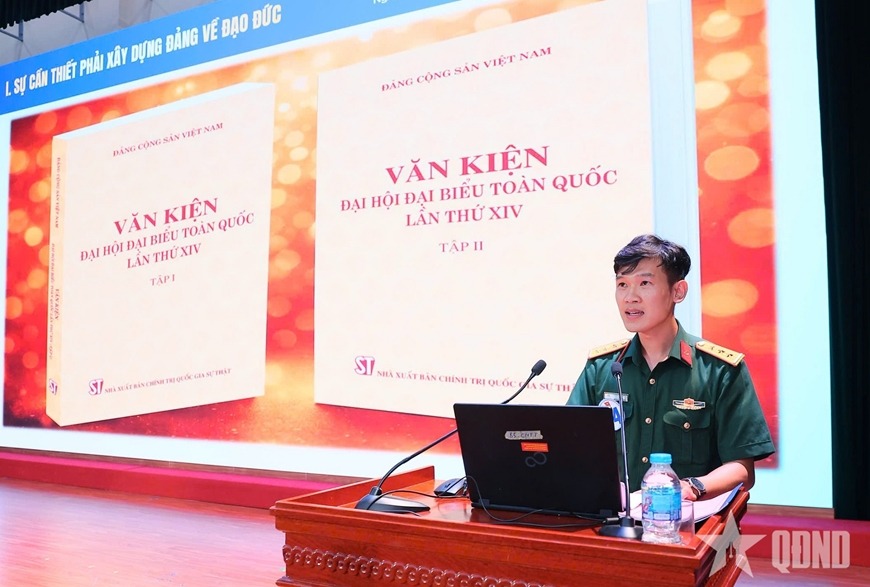 Tuyên truyền hình ảnh tuổi trẻ Học viện Hậu cần tiên phong, quyết thắng