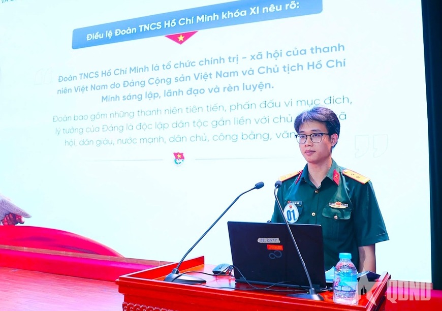 Tuyên truyền hình ảnh tuổi trẻ Học viện Hậu cần tiên phong, quyết thắng