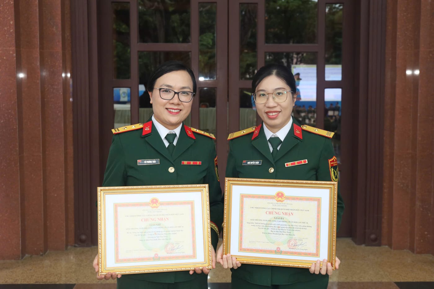 Khoa Tài chính đạt giải thưởng cao Giải thưởng Tuổi trẻ sáng tạo trong Quân đội nhân dân Việt Nam lần thứ 26