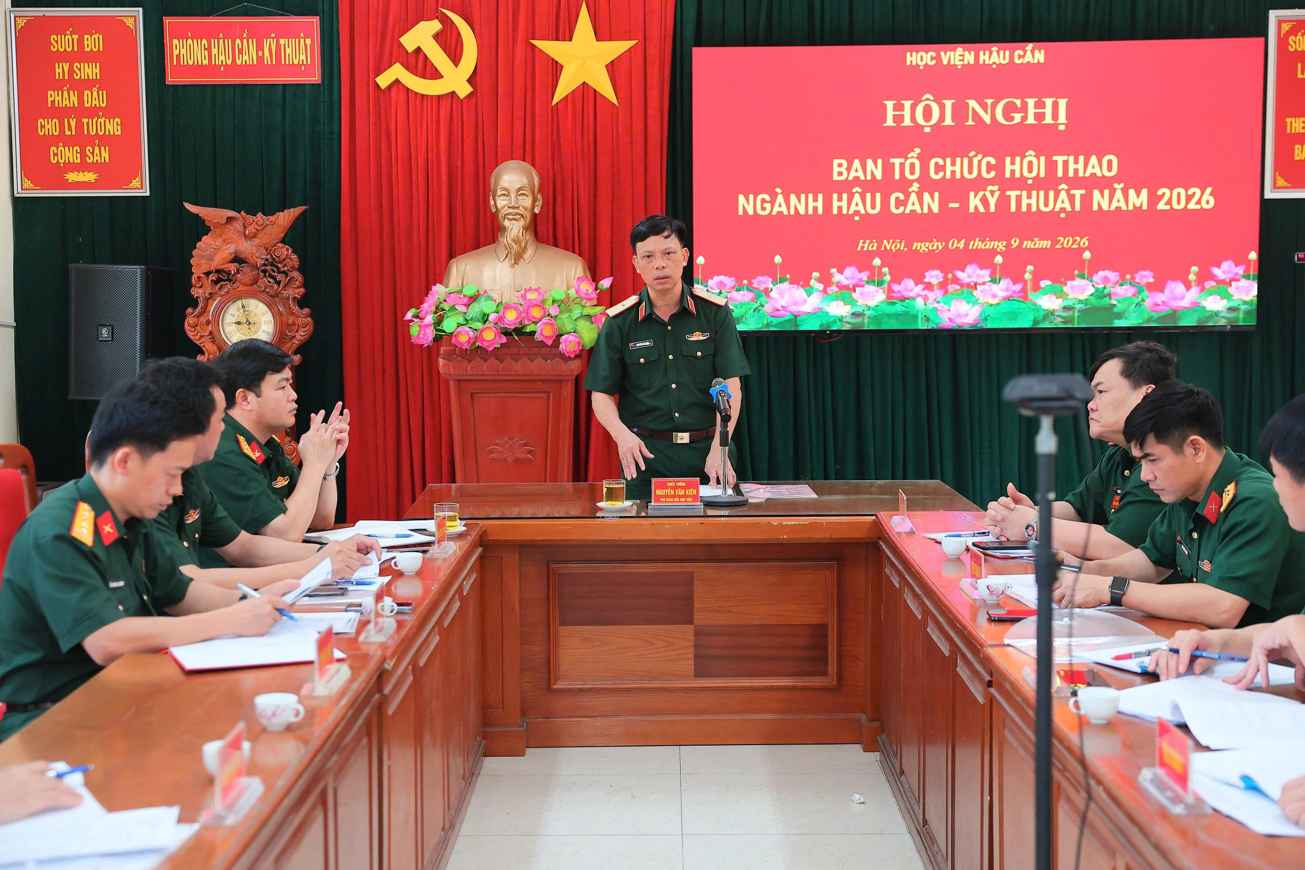 HỌP BAN TỔ CHỨC HỘI THAO NGÀNH HẬU CẦN - KỸ THUẬT NĂM 2026