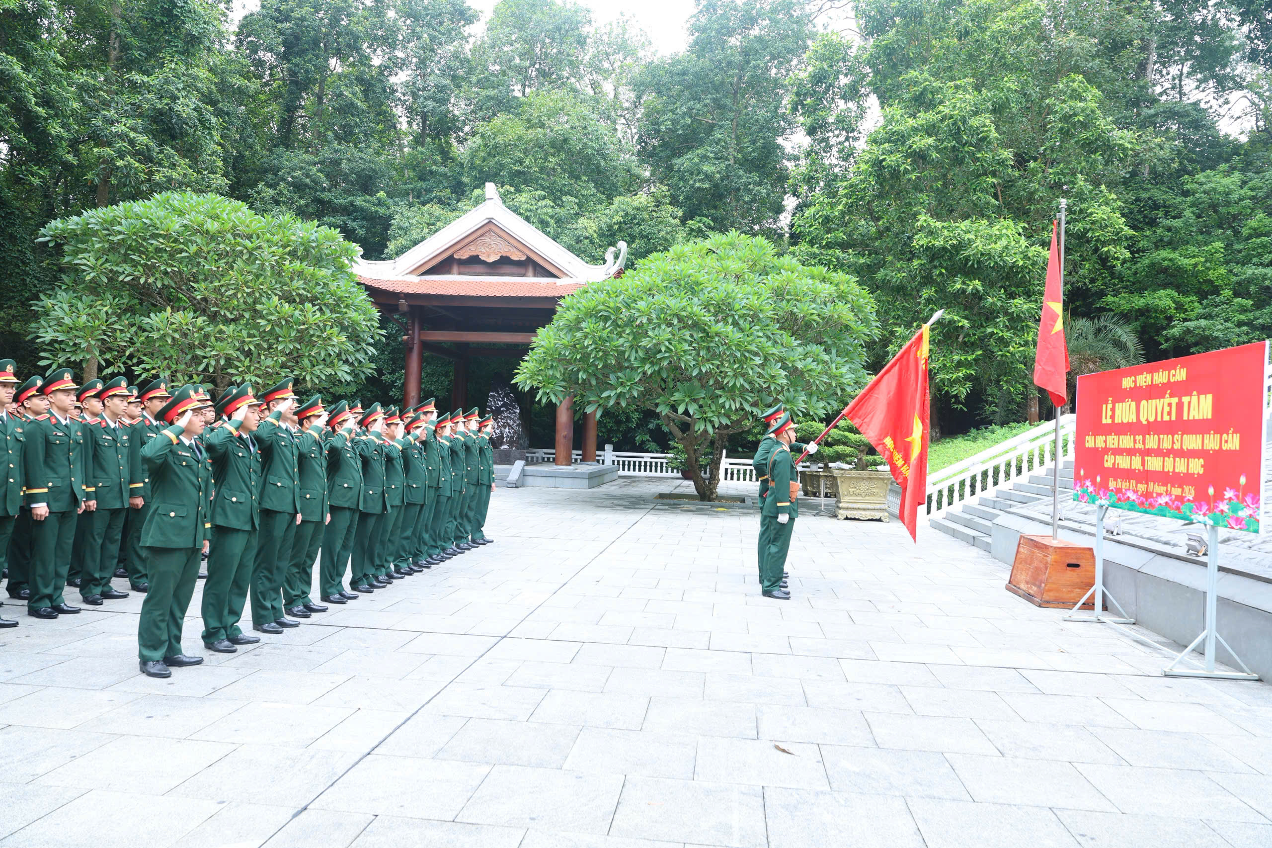 Báo QĐND: Học viên Học viện Hậu cần hứa quyết tâm hoàn thành xuất sắc nhiệm vụ khóa học