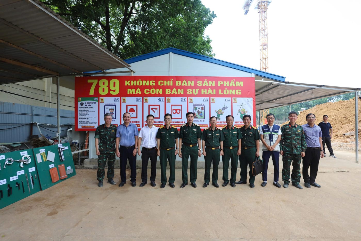 KIỂM TRA CÔNG TÁC CHUẨN BỊ THAO TRƯỜNG DIỄN TẬP H-26B