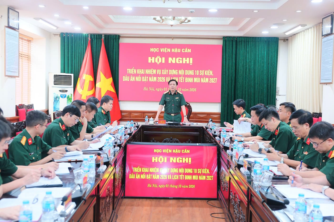 HỌC VIỆN HẬU CẦN TRIỂN KHAI NHIỆM VỤ XÂY DỰNG 10 SỰ KIỆN, DẤU ẤN TIÊU BIỂU NĂM 2026 VÀ LỊCH TẾT NGUYÊN ĐÁN ĐINH MÙI NĂM 2027